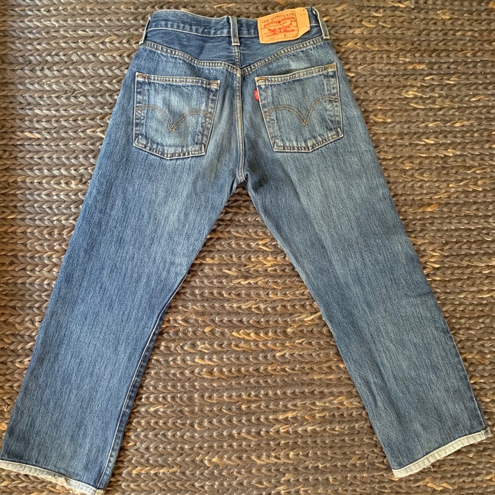 Reworked Classic 501 Levi’s 26” waist, cropped hem